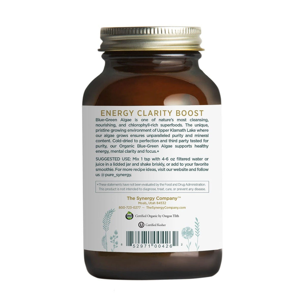 The Synergy Company Organic Blue-Green Algae Powder