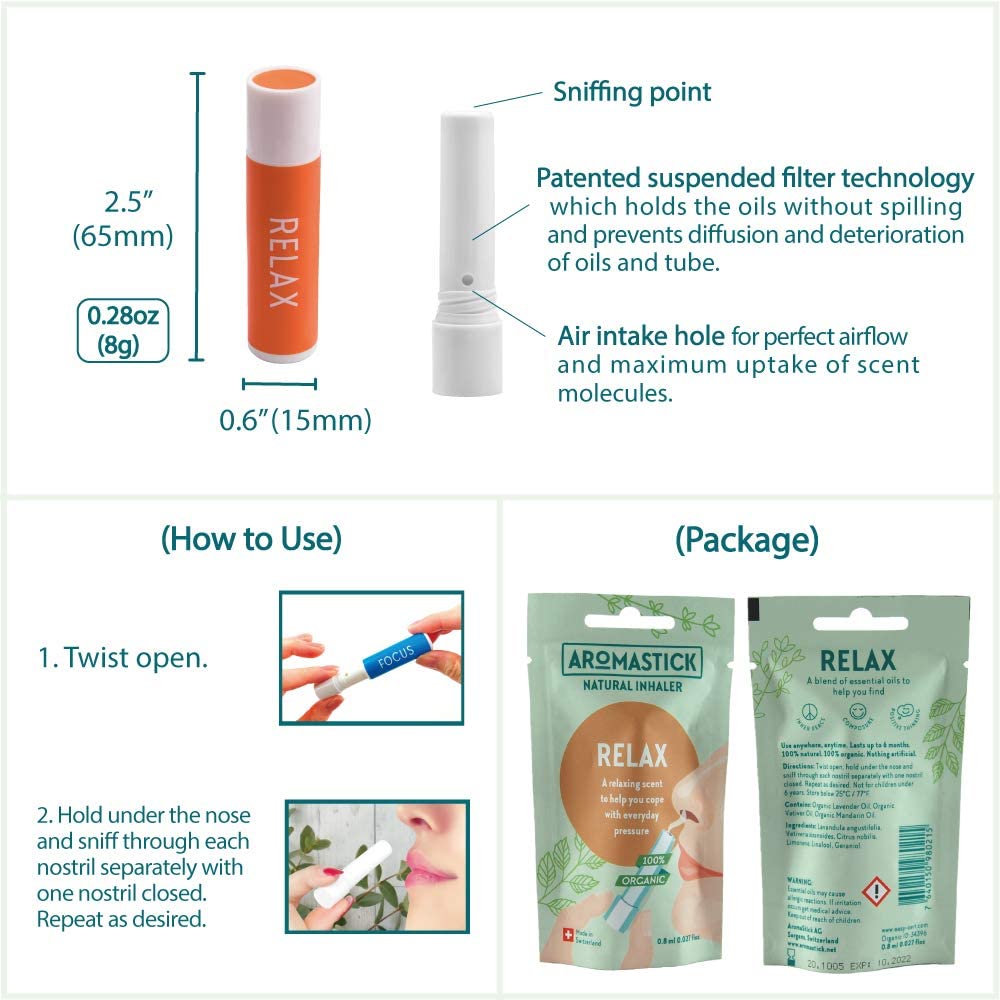 Aromastick all 6 Scents Nasal Inhalers