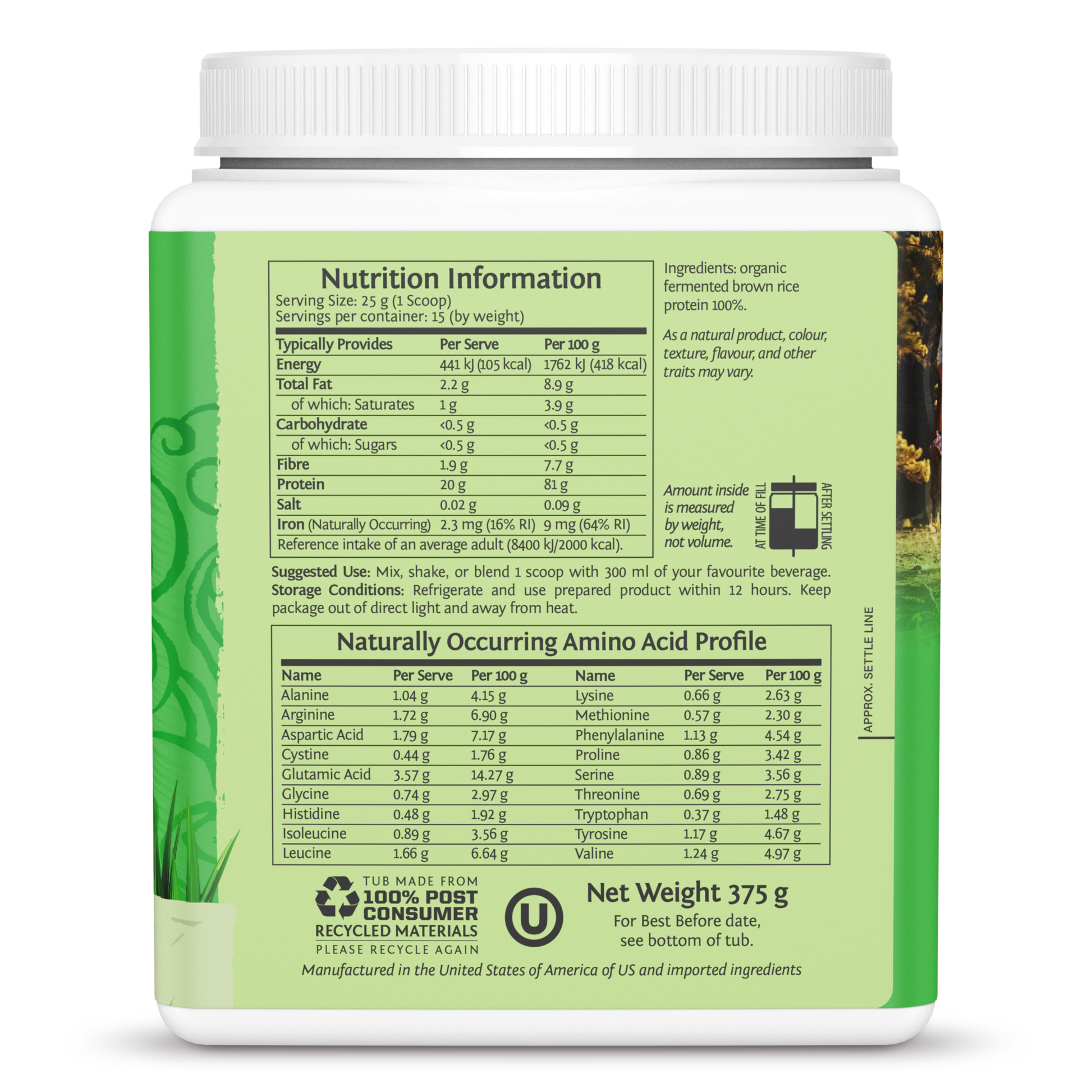 Sunwarrior Classic Protein Powder